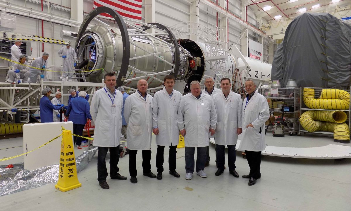 BUSINESS TRIP OF THE YUZHNOYE SDO MANAGEMENT TO THE WALLOPS FLIGHT FACILITY IN THE USA ON THE EVE OF THE ANTARES ROCKET LAUNCH