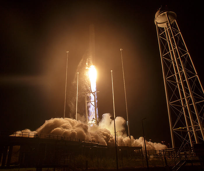 ANTARES SUCCESSFULLY LAUNCHED FROM THE U.S. SPACEPORT ON WALLOPS ISLAND