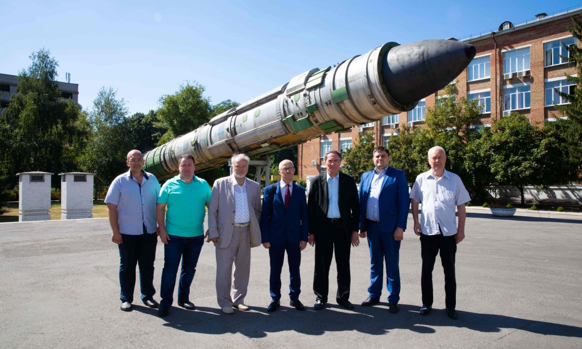 DIRECTORS OF PRYDNIPROVSKA STATE ACADEMY OF CIVIL ENGINEERING AND ARCHITECTURE VISITED YUZHNOYE STATE DESIGN OFFICE